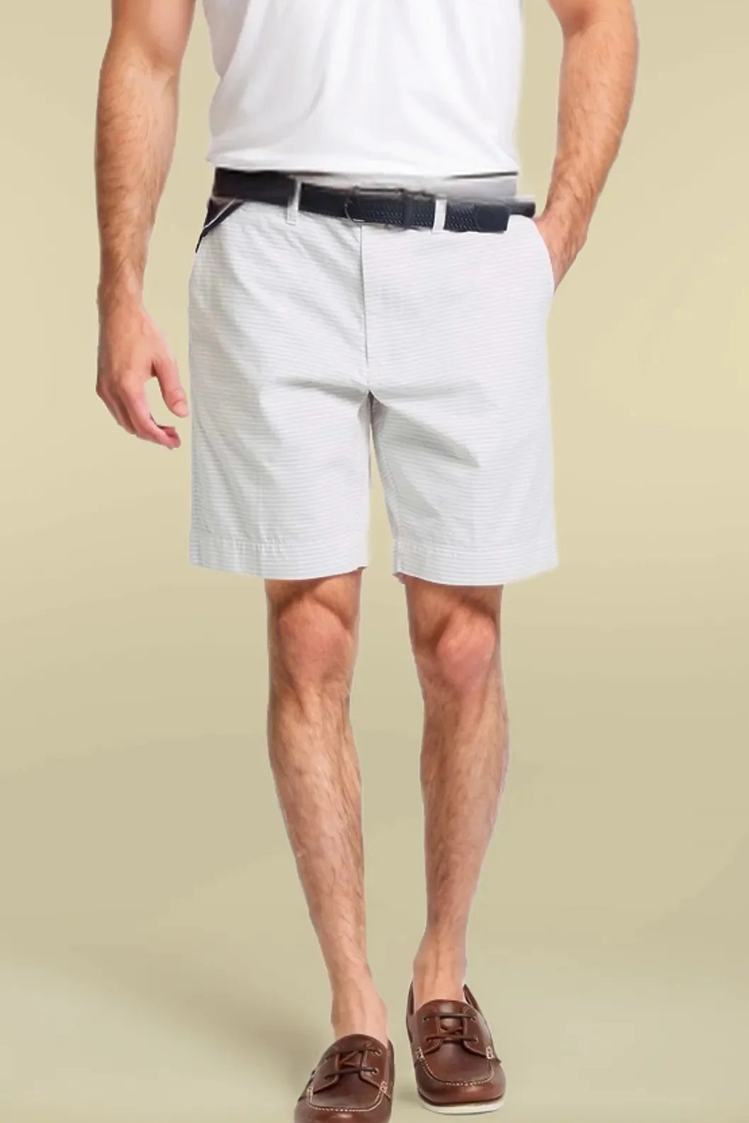 Cotton Stripe Shorts