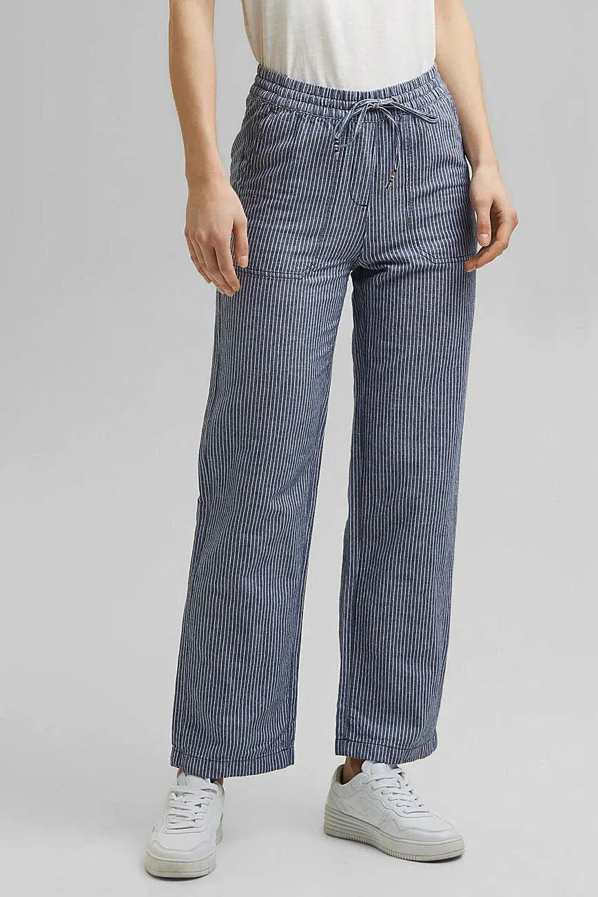 Striped casual top trousers