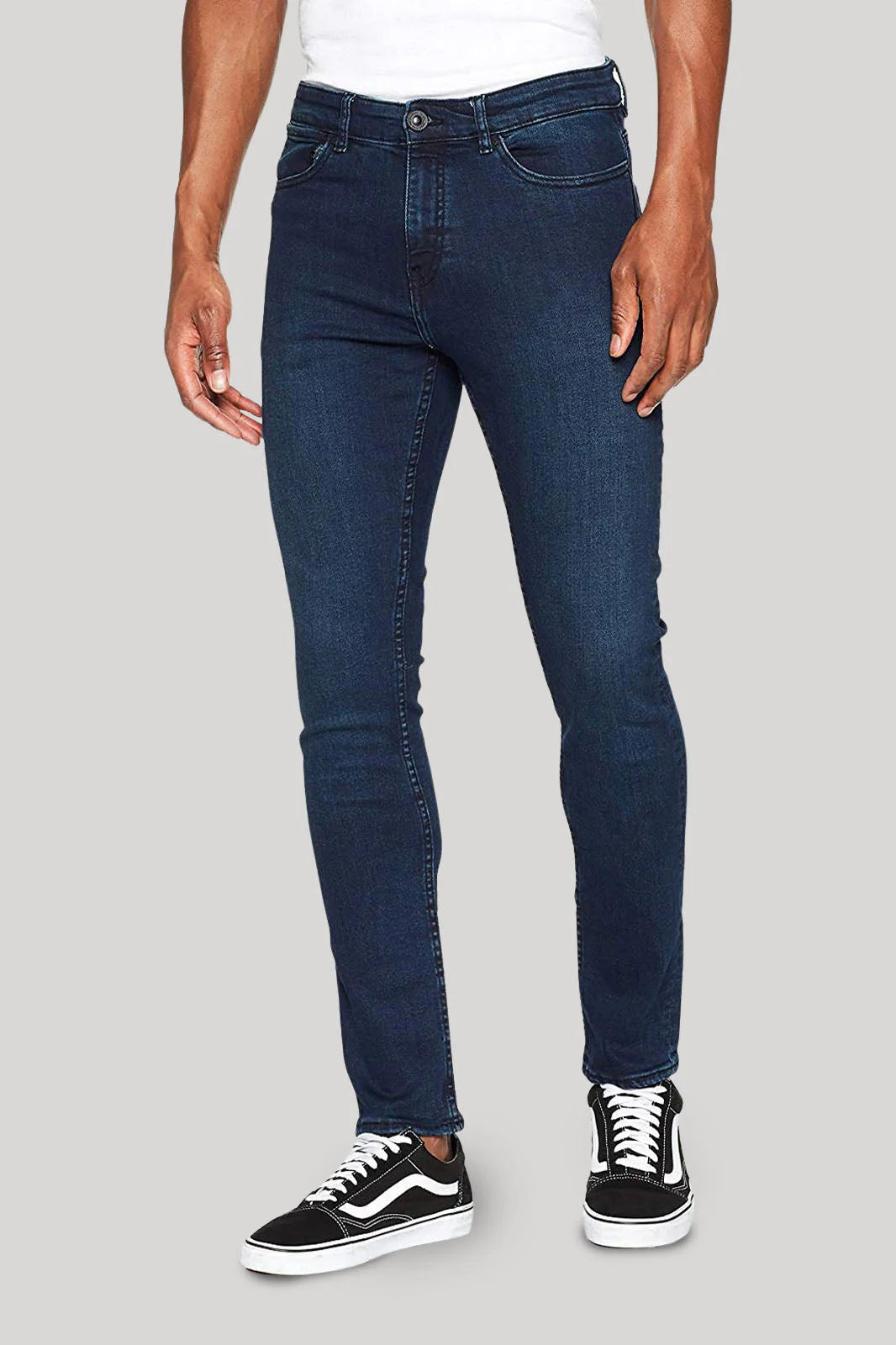 Indigo Denim Mens Skinny Jeans – Secret Label - Main Image