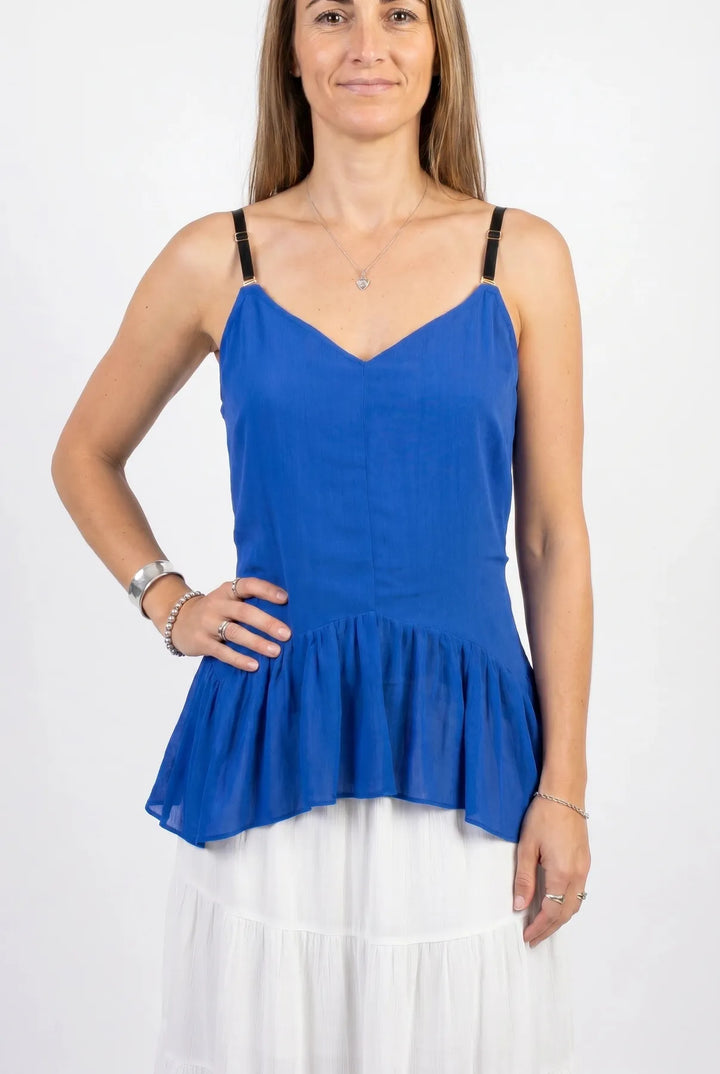 Peplum Cami Top