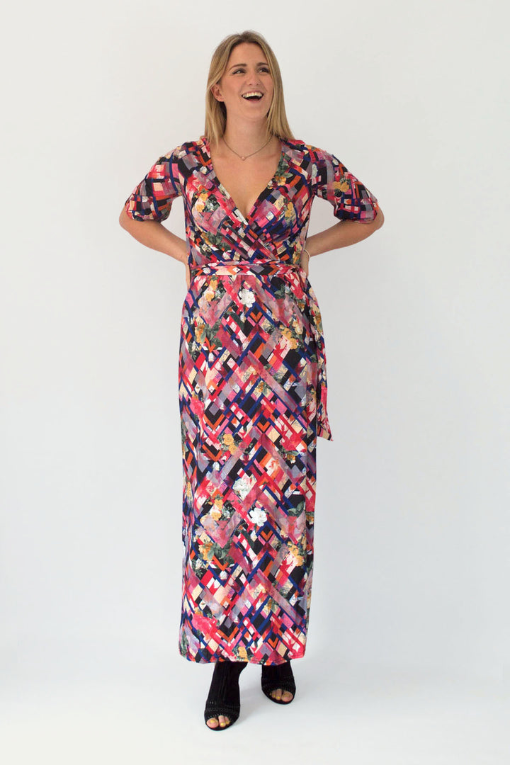 Empire Line Split Front Dress
