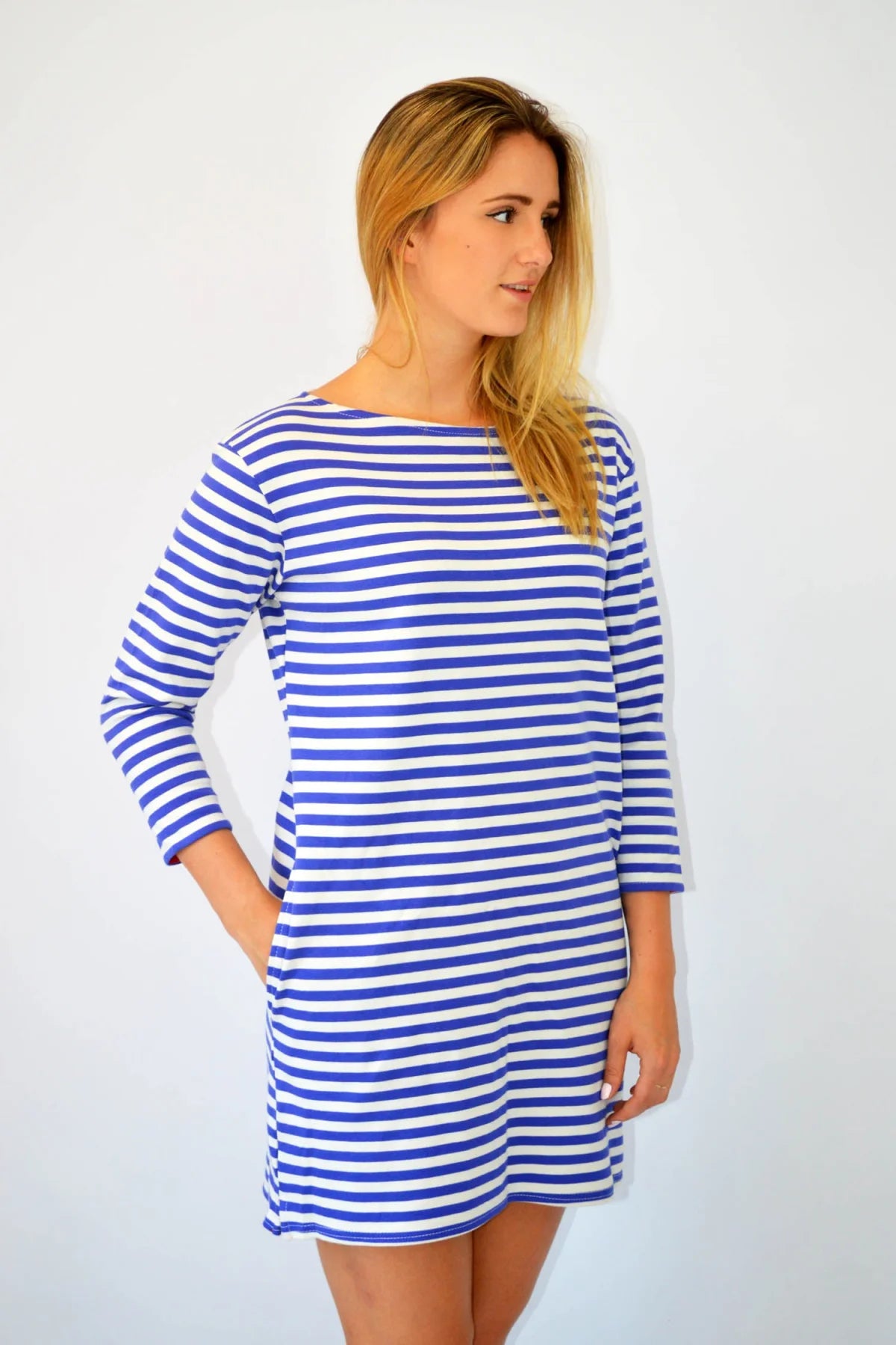 Breton Striped A Line Dress