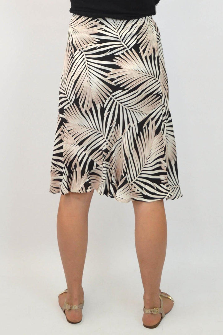 Palm Print Skirt