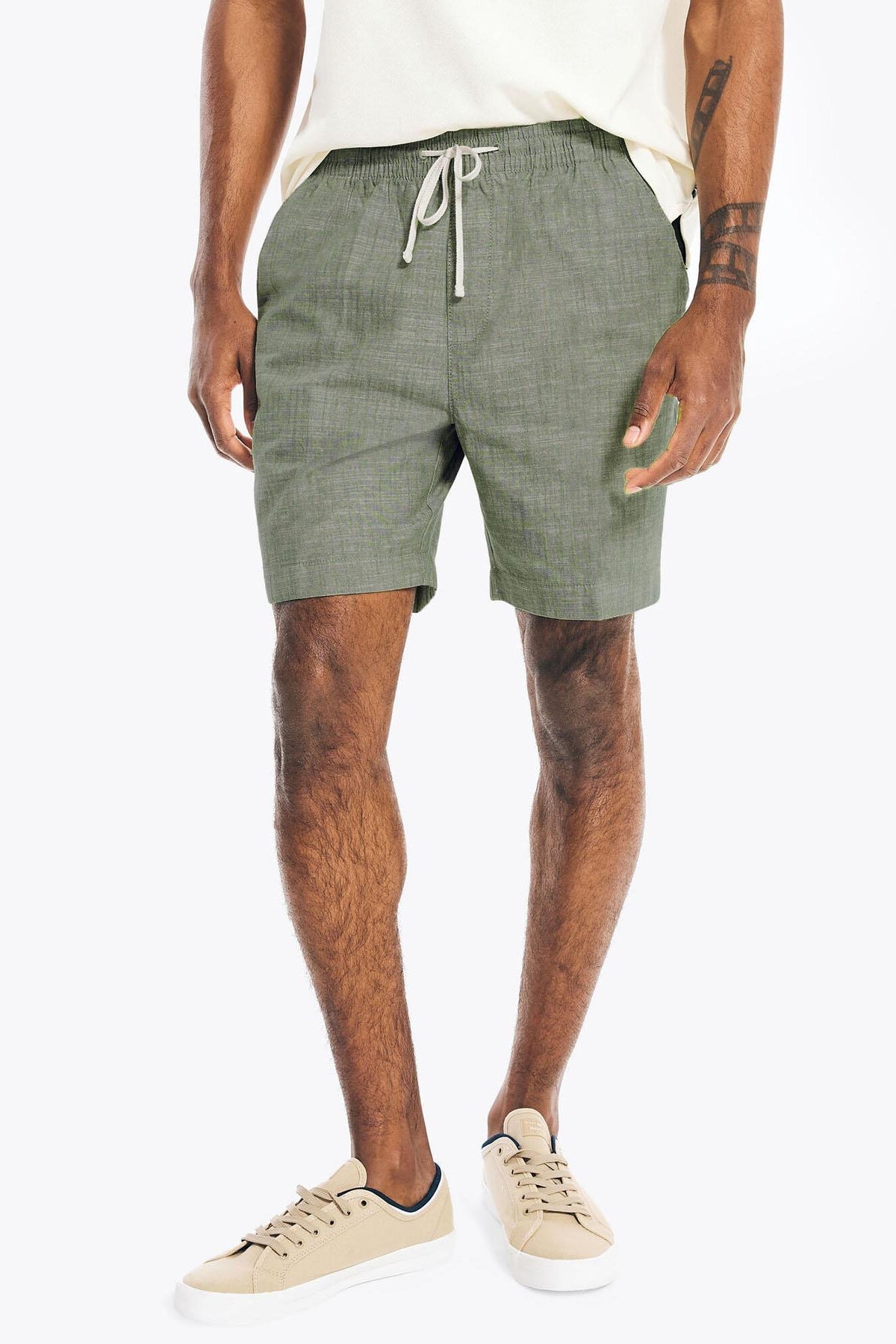 Textured Cotton Boardwalk Shorts