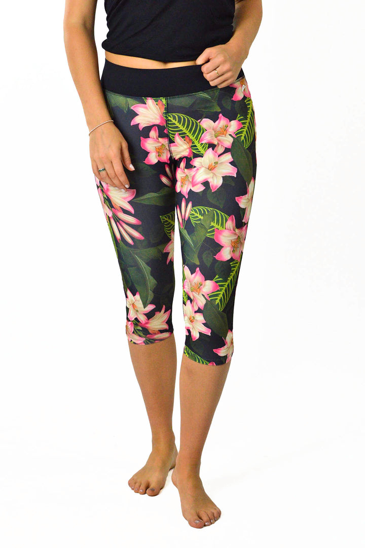 Floral Activewear Crop Leggings