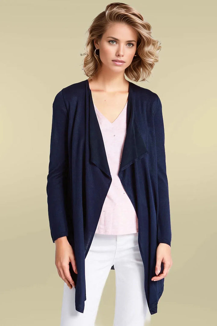 M S Open Front Waterfall Cardigan Secret Label