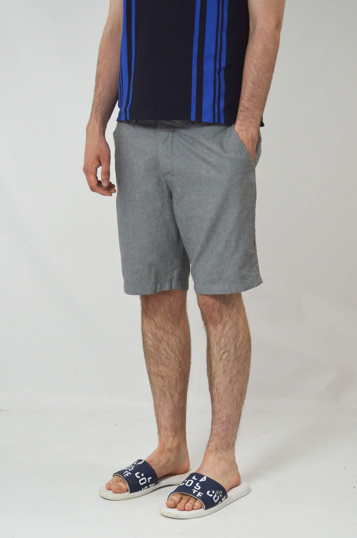 Flat Front Chino Shorts