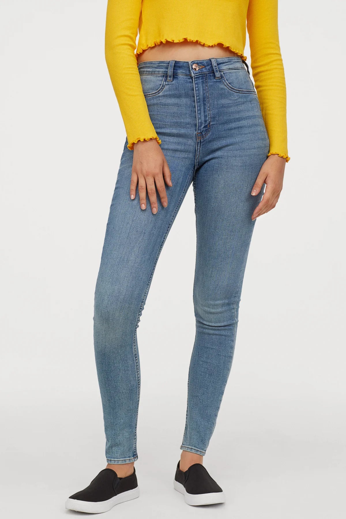 H&M Super Skinny Jeans Pale Blue / 4