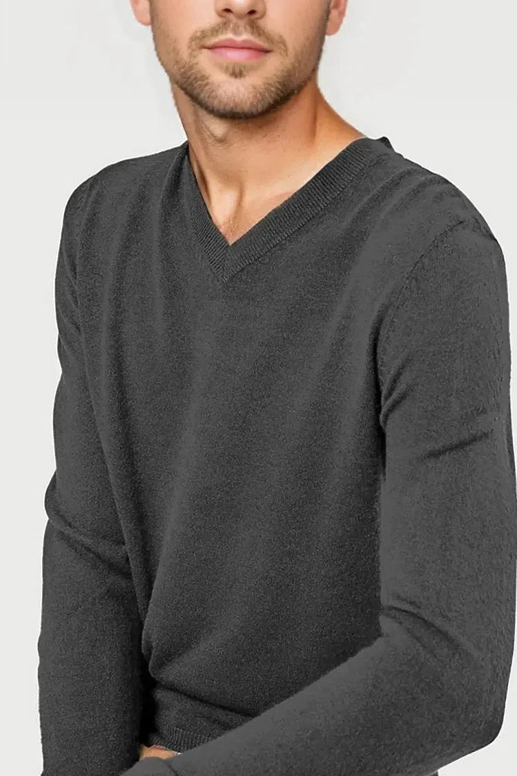 Cashmilon V Neck Jumper Secret Label