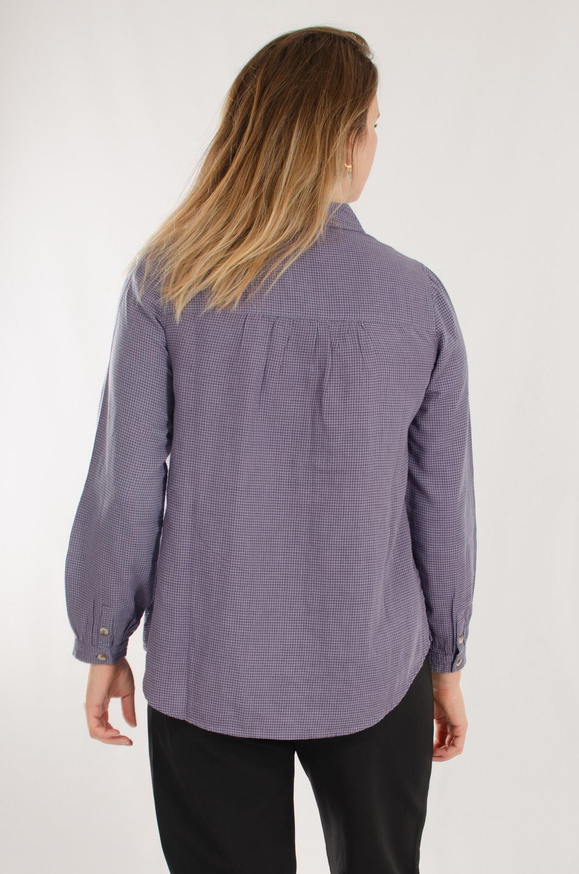 Purple Check Shirt