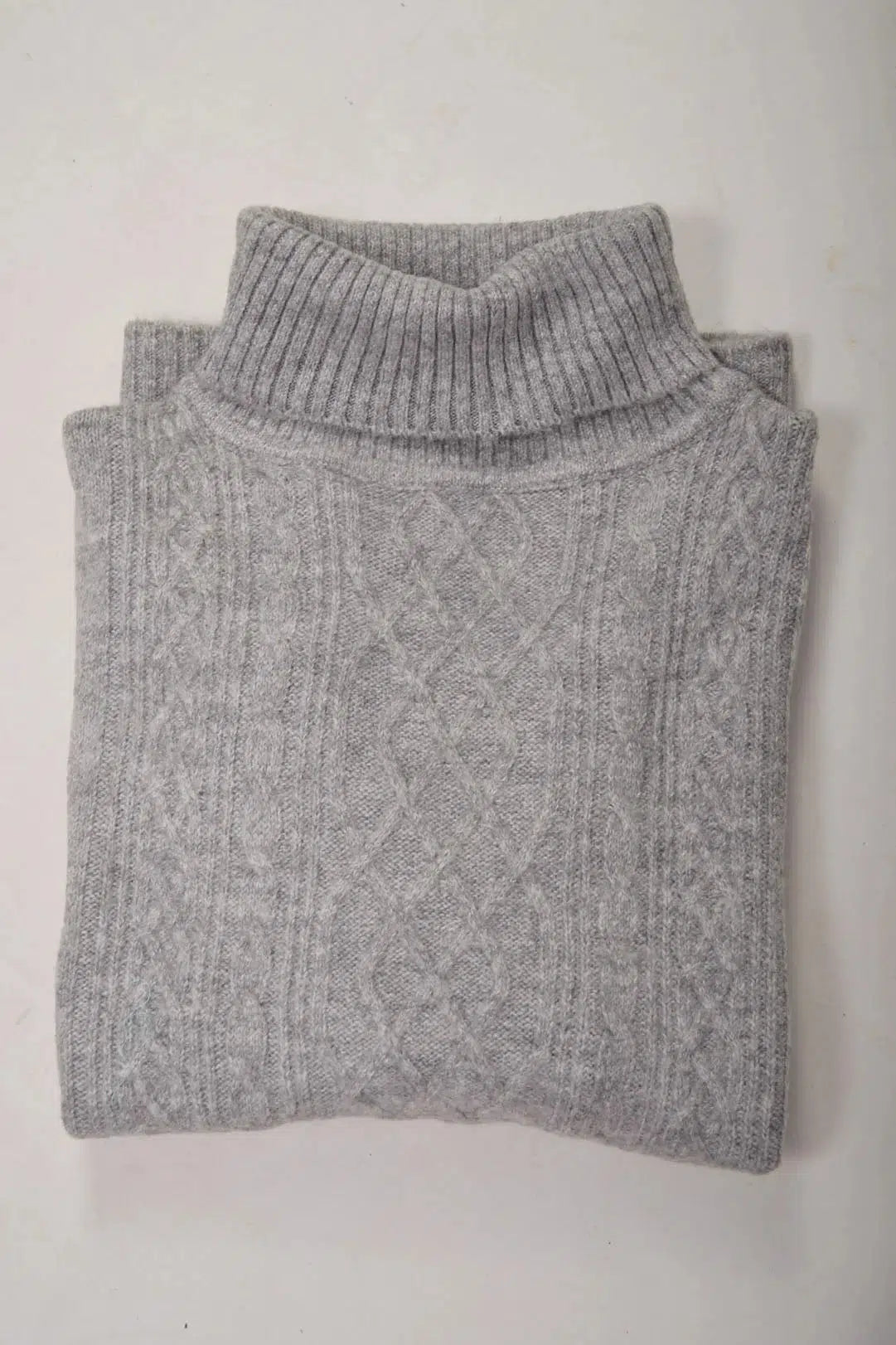 Yessica Roll Neck Cable Knit Jumper
