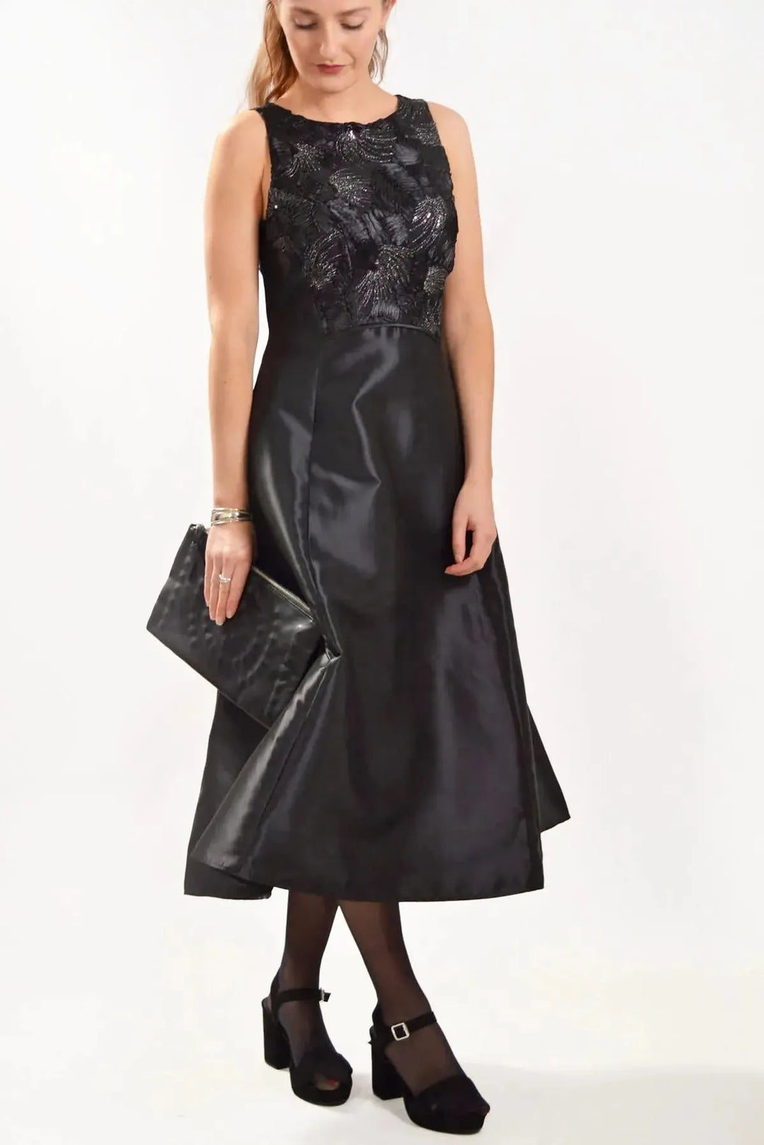 Coast Lace Beaded Midi Cocktail Dress Secret Label