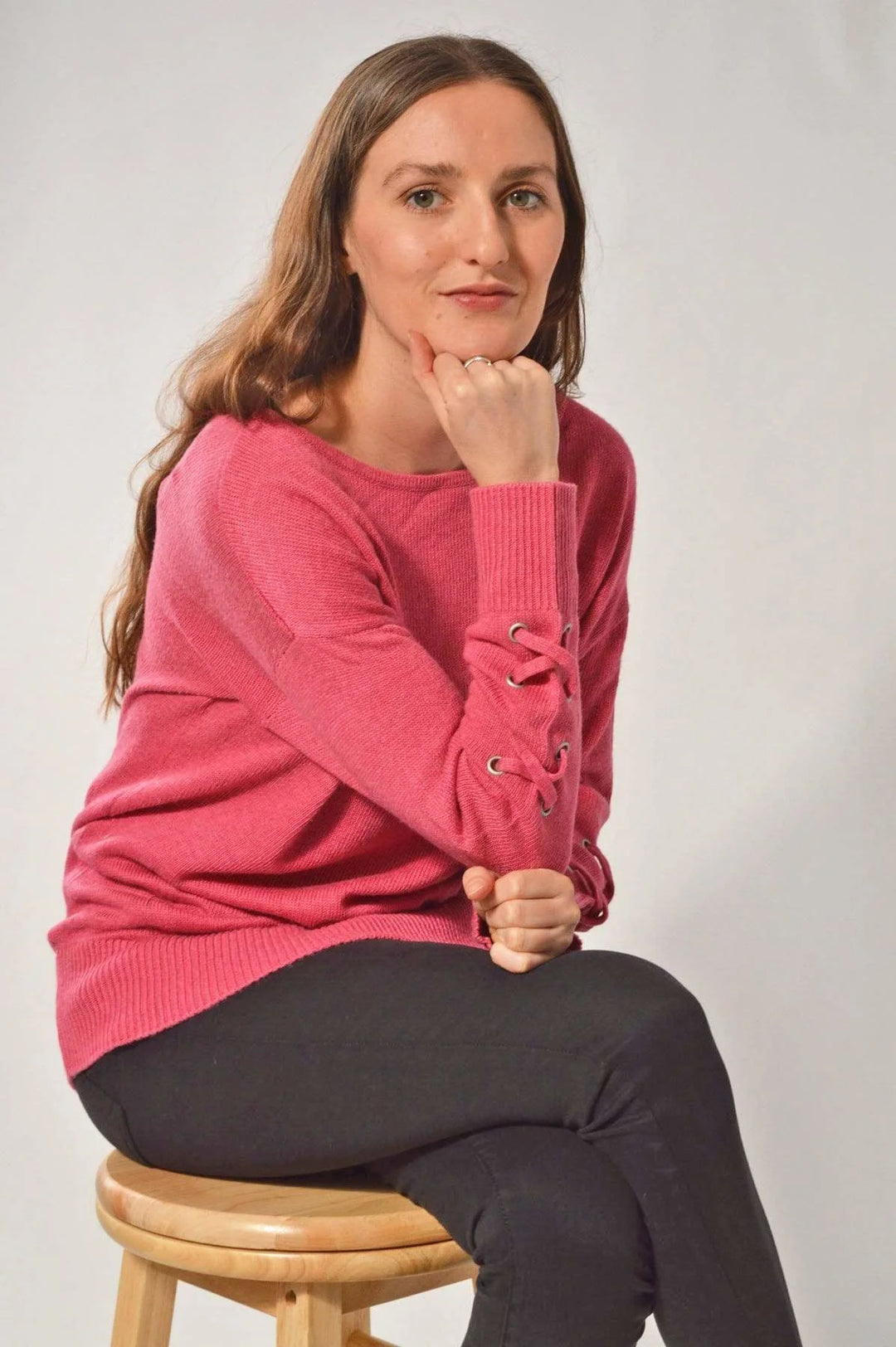 Criss Cross Sleeve Jumper-Secret Label