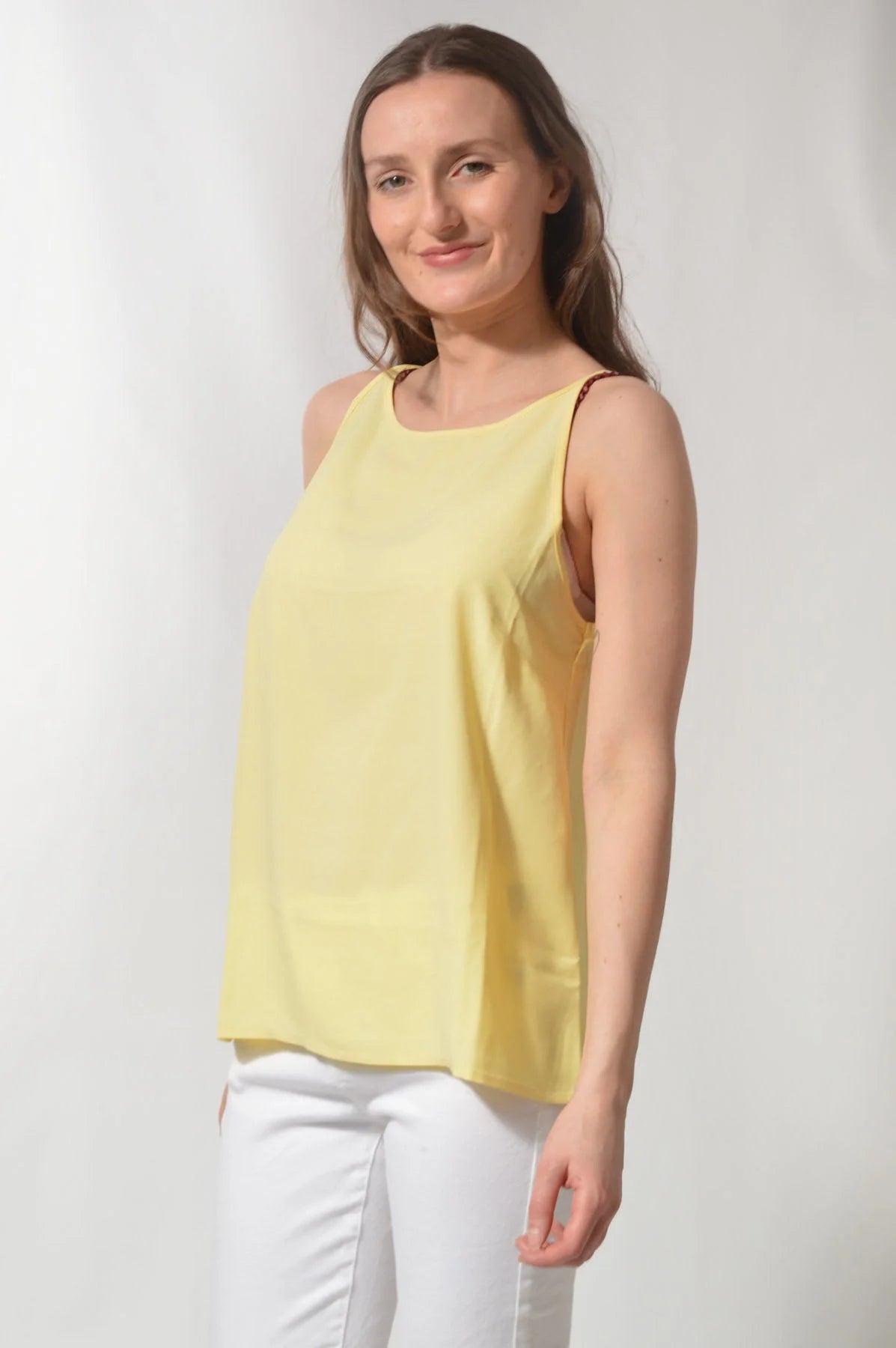 Warehouse Strappy Cami Top Yellow / 8