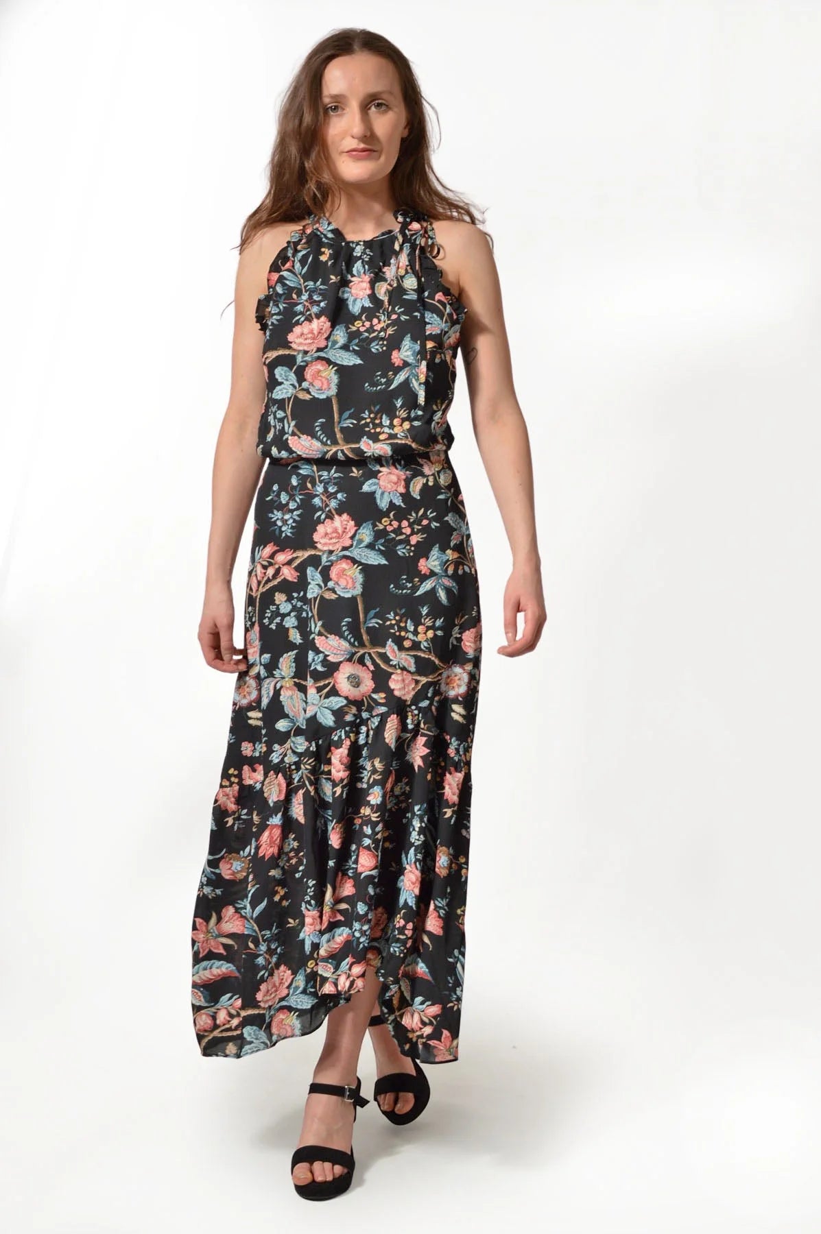 Oasis high neck shop dress