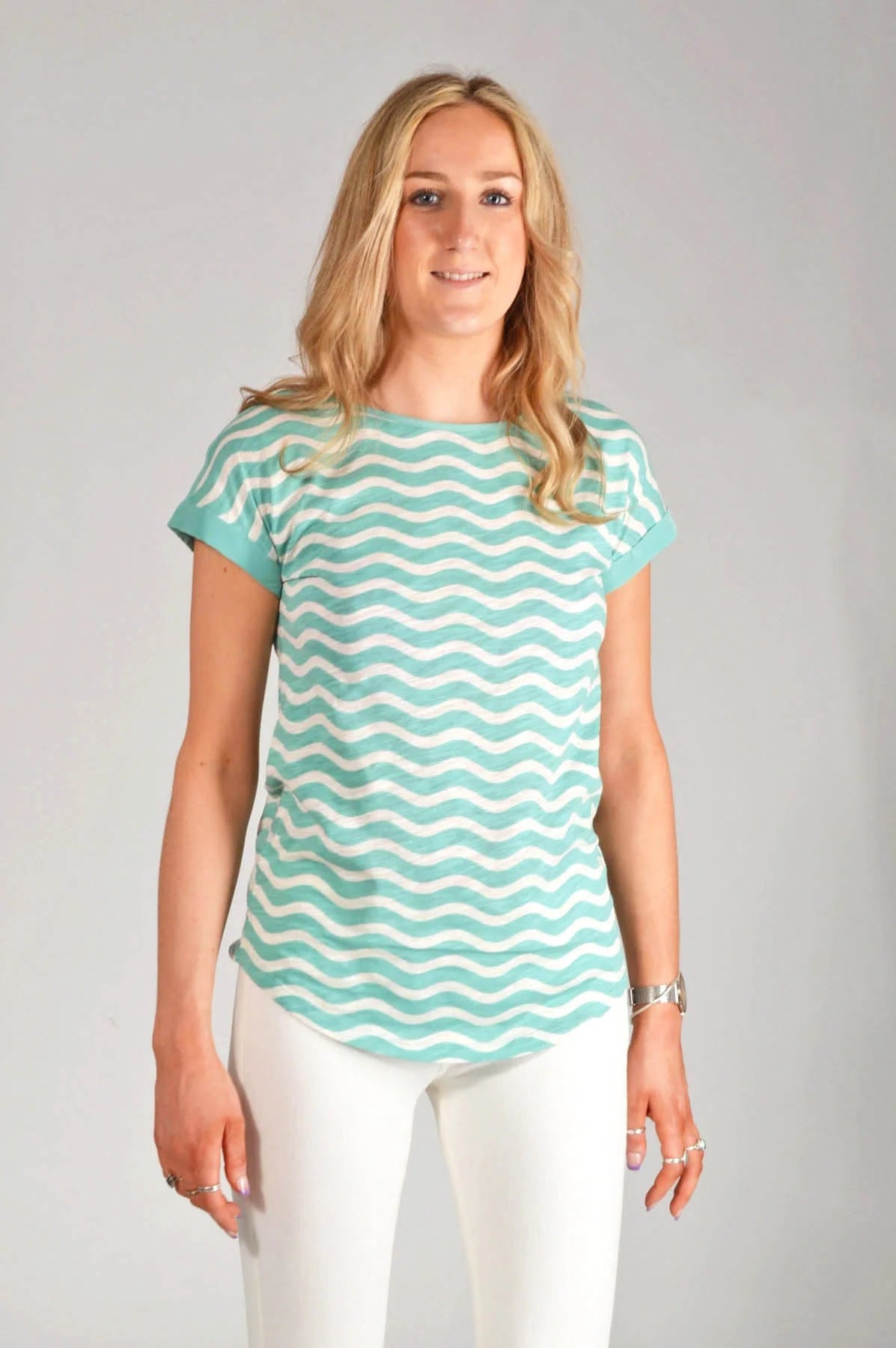 Oasis Wave Stripe T-Shirt