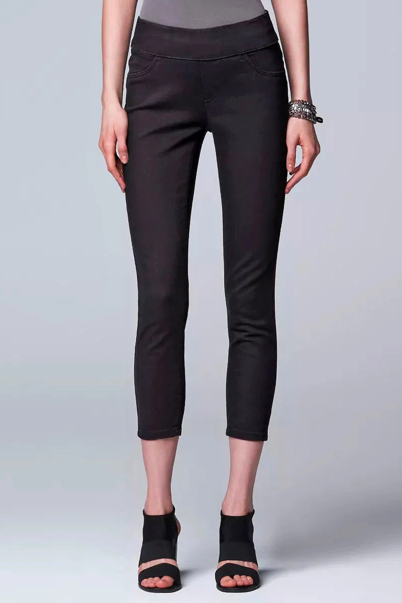 Stretch sales capri jeggings