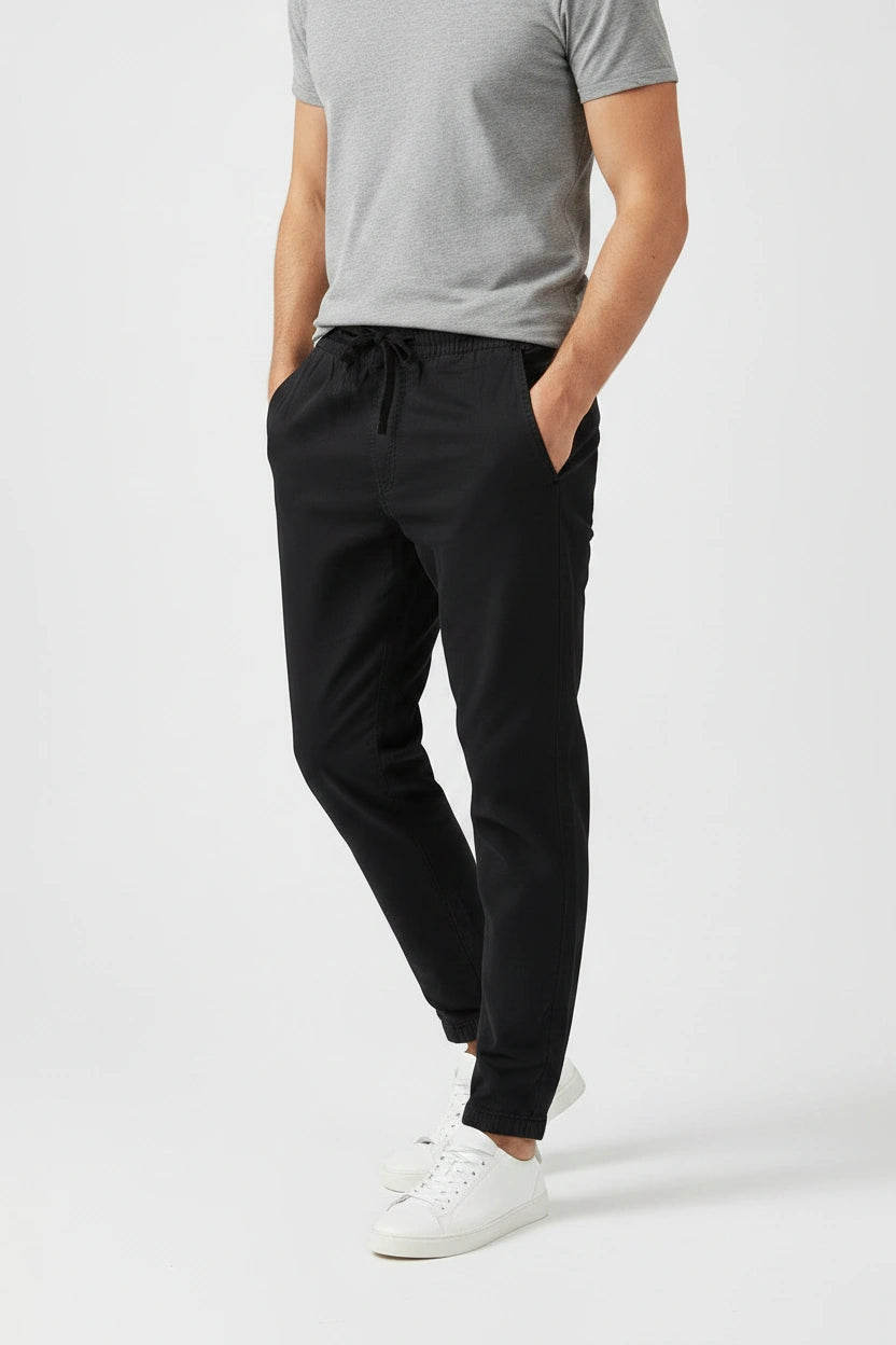 Cotton Ankle Grazer Joggers
