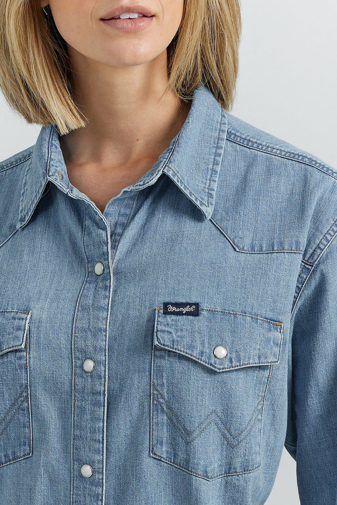Western Denim Shirt Rodeo Poster Back