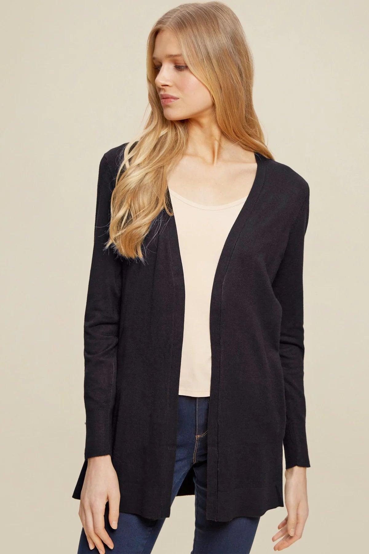 Open front 2025 cardigan sweater