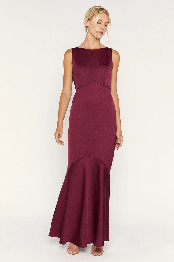 Satin Mermaid Maxi Dress