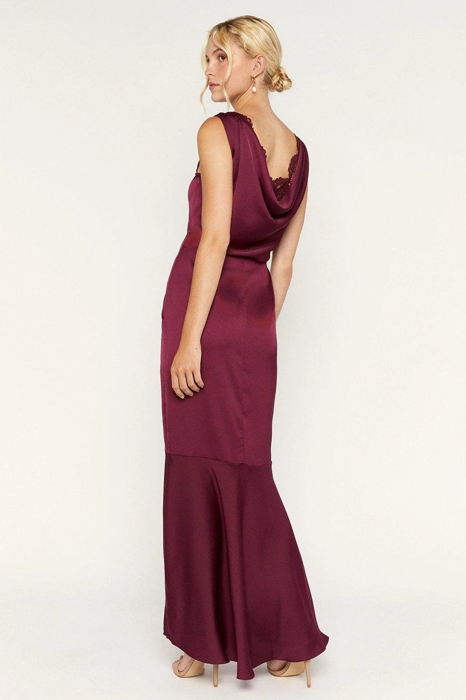 Satin Mermaid Maxi Dress