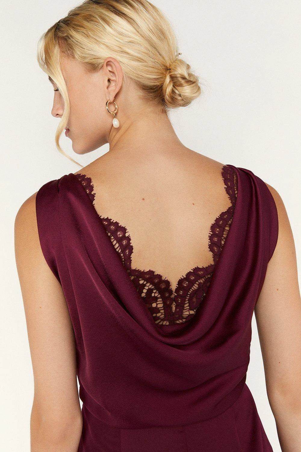 Satin Mermaid Maxi Dress