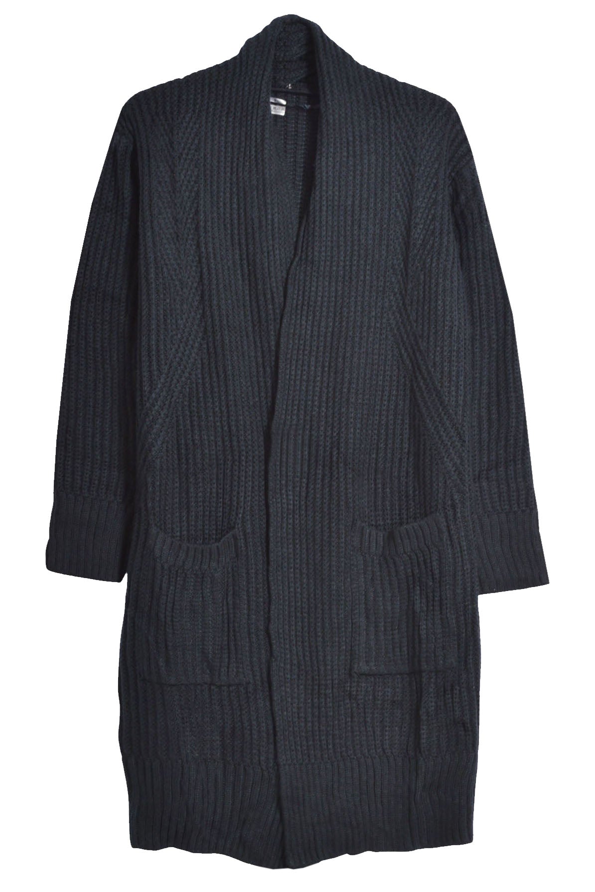 Ribbed Open Front Cardigan – Secret Label