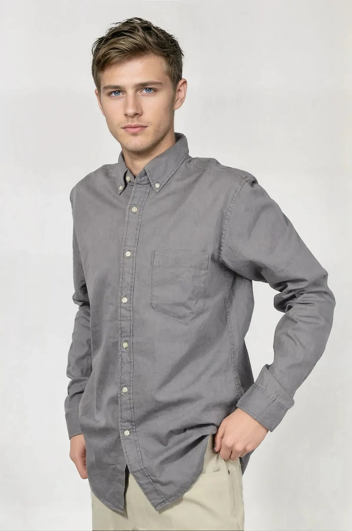 Chambray Denim Cotton Shirt