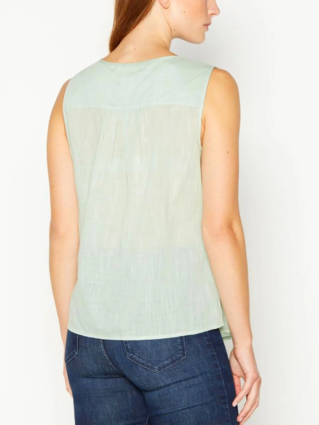 Mantaray Sleeveless Light Cotton Blouse