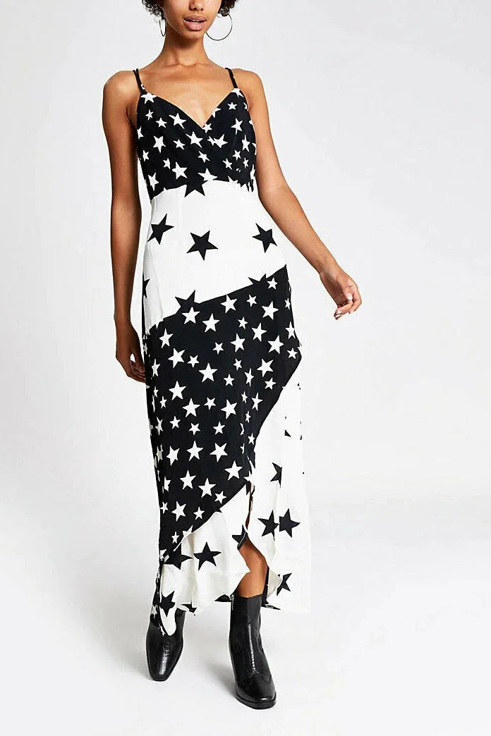 River Island Star Maxi Dress