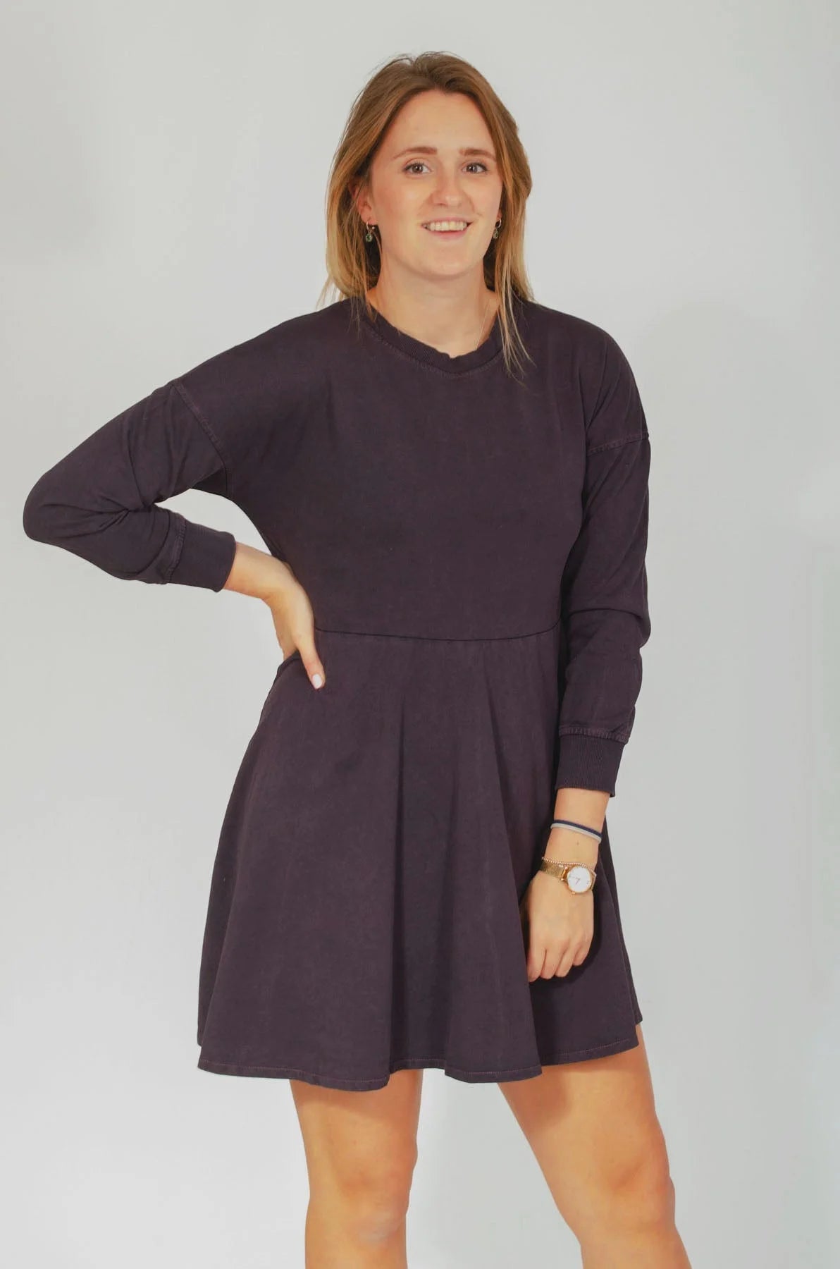 Zara Oversize Sweatshirt Dress