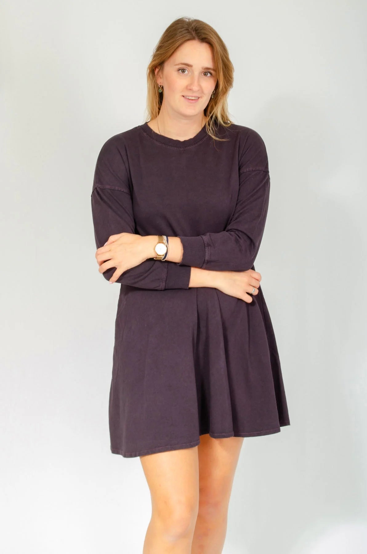 A line sweatshirt clearance dress