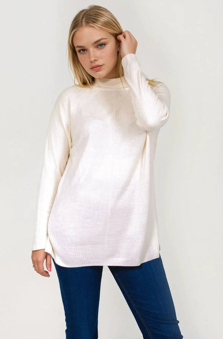 Ribbed Swing Jumper