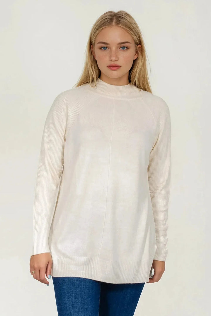 Ribbed Swing Jumper