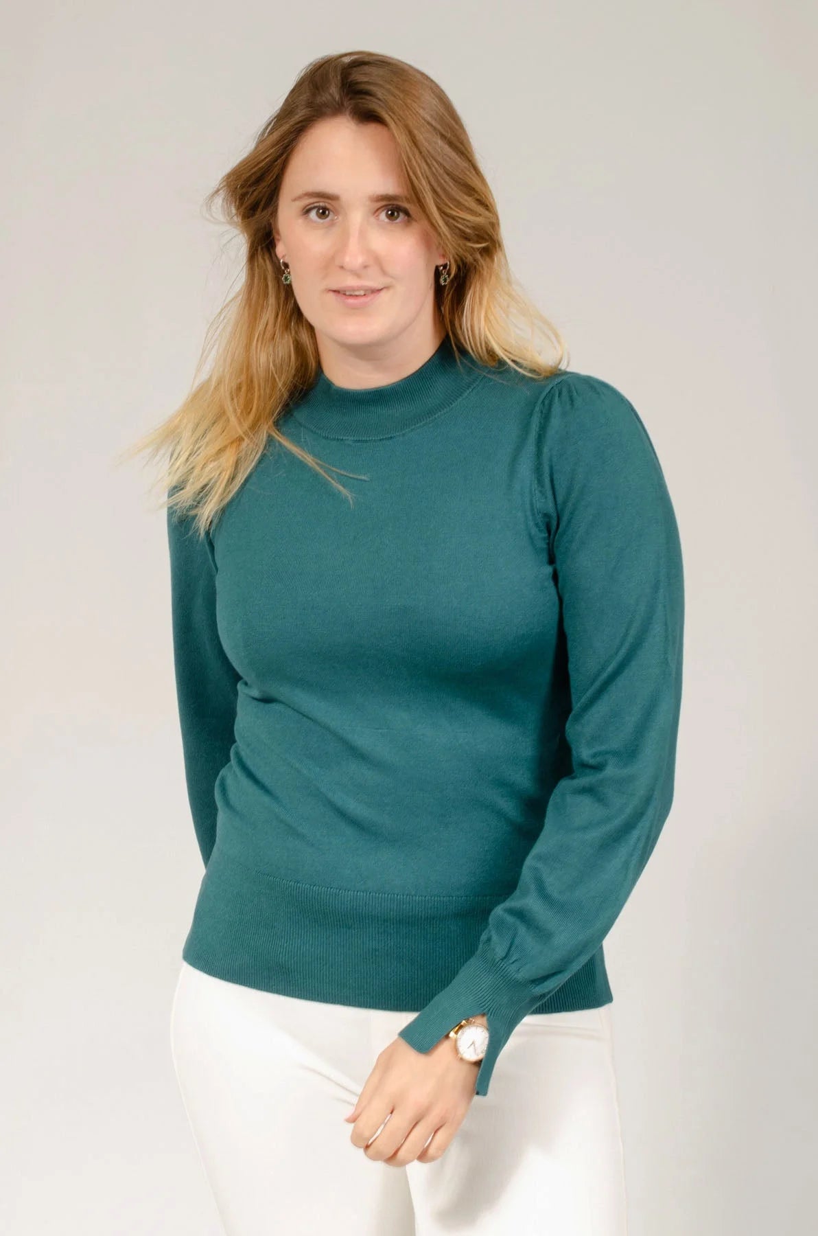 Puff Sleeve Jumper Ivory