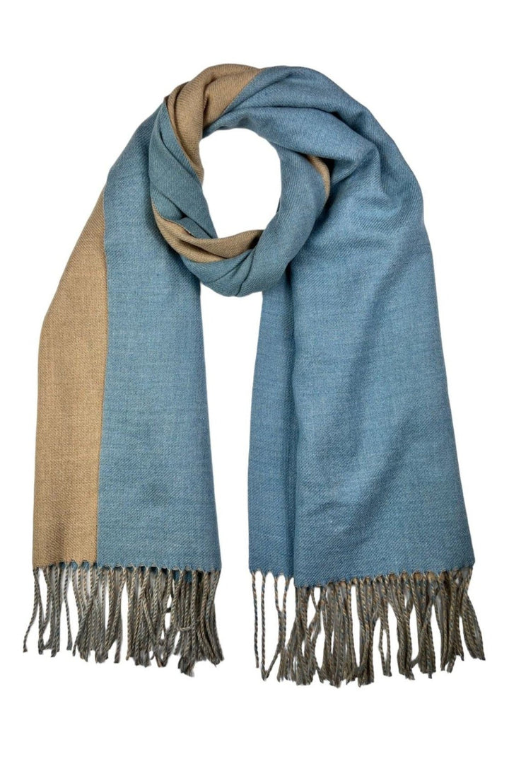 Two Tone Cashmere Blend Scarf