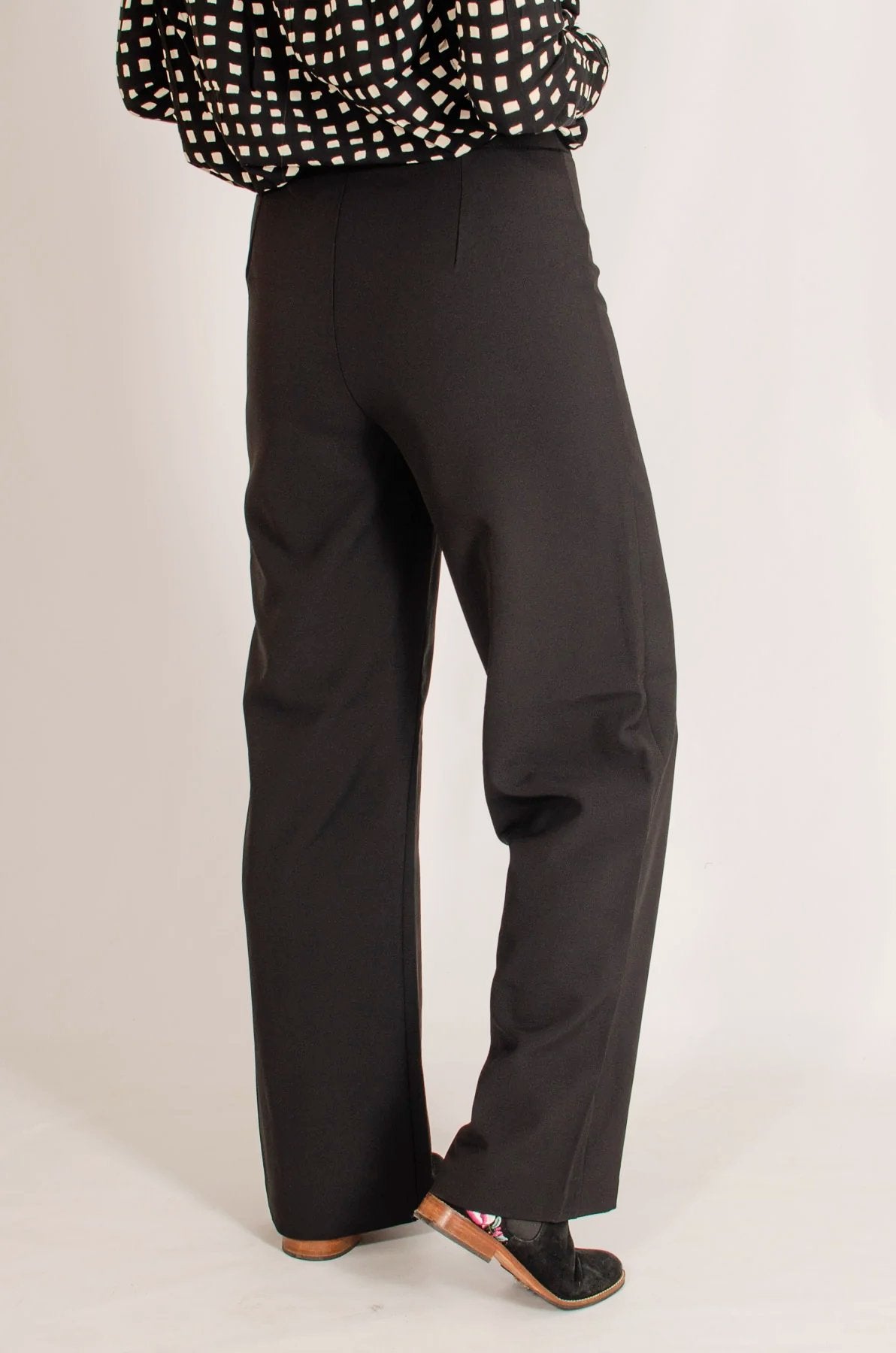 Robell Britt Soft Wide Leg Smart Trouser Ecru 14