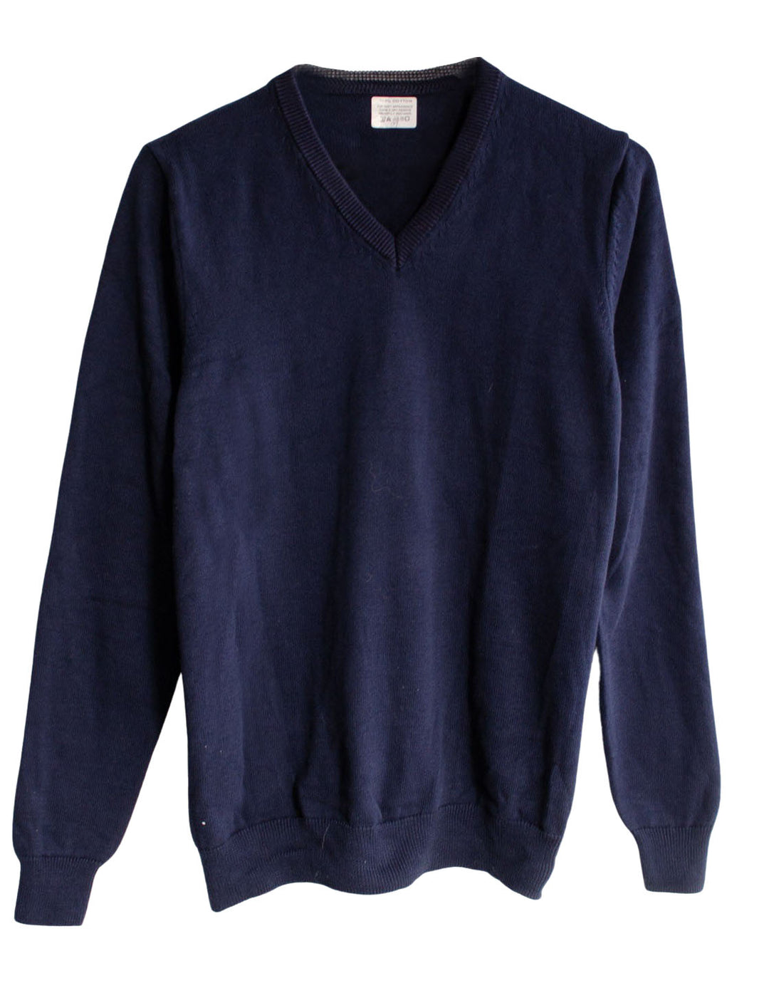 Pure cotton V-neck jumper – Secret Label