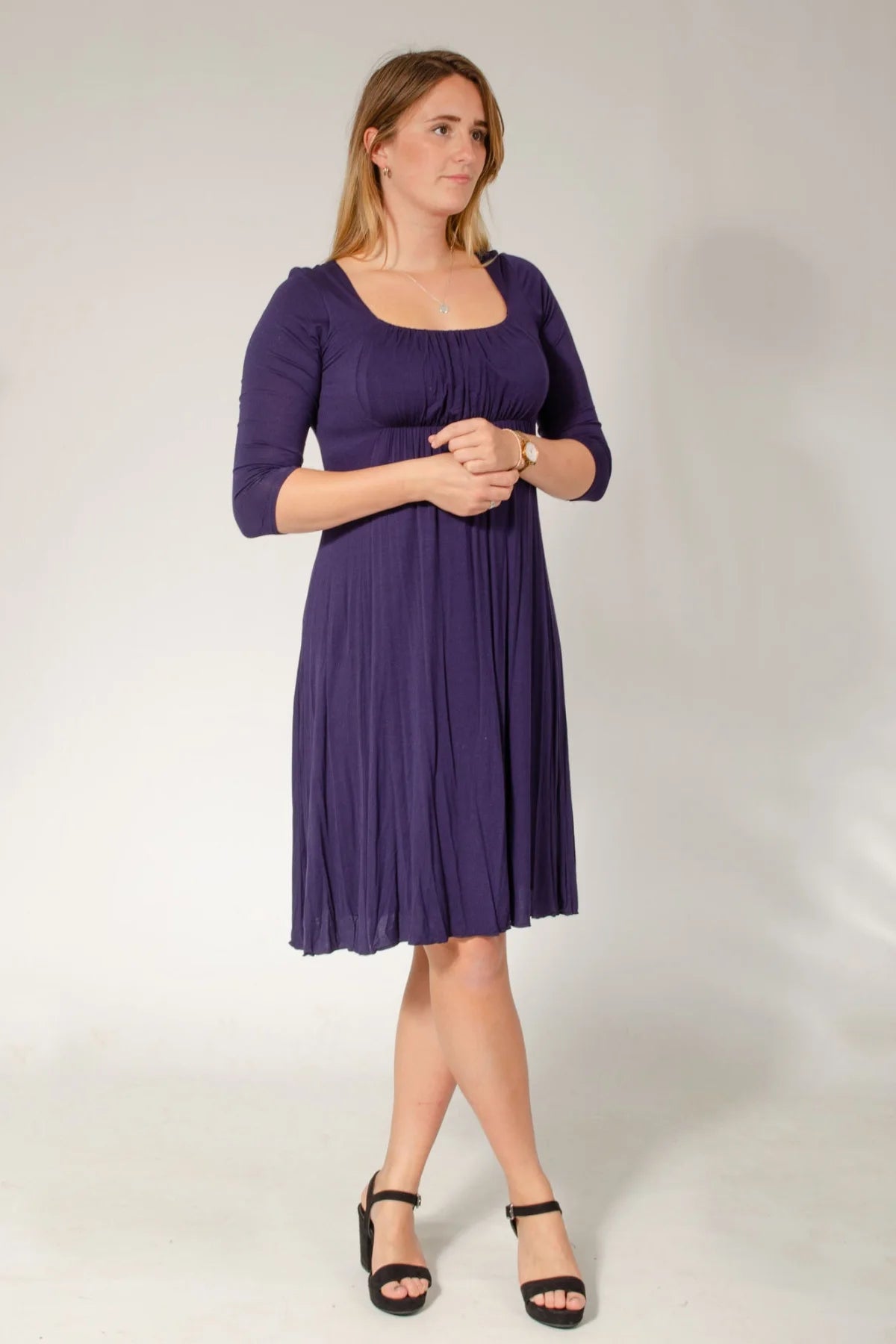 Phase Eight Jersey Ruched Front Dress