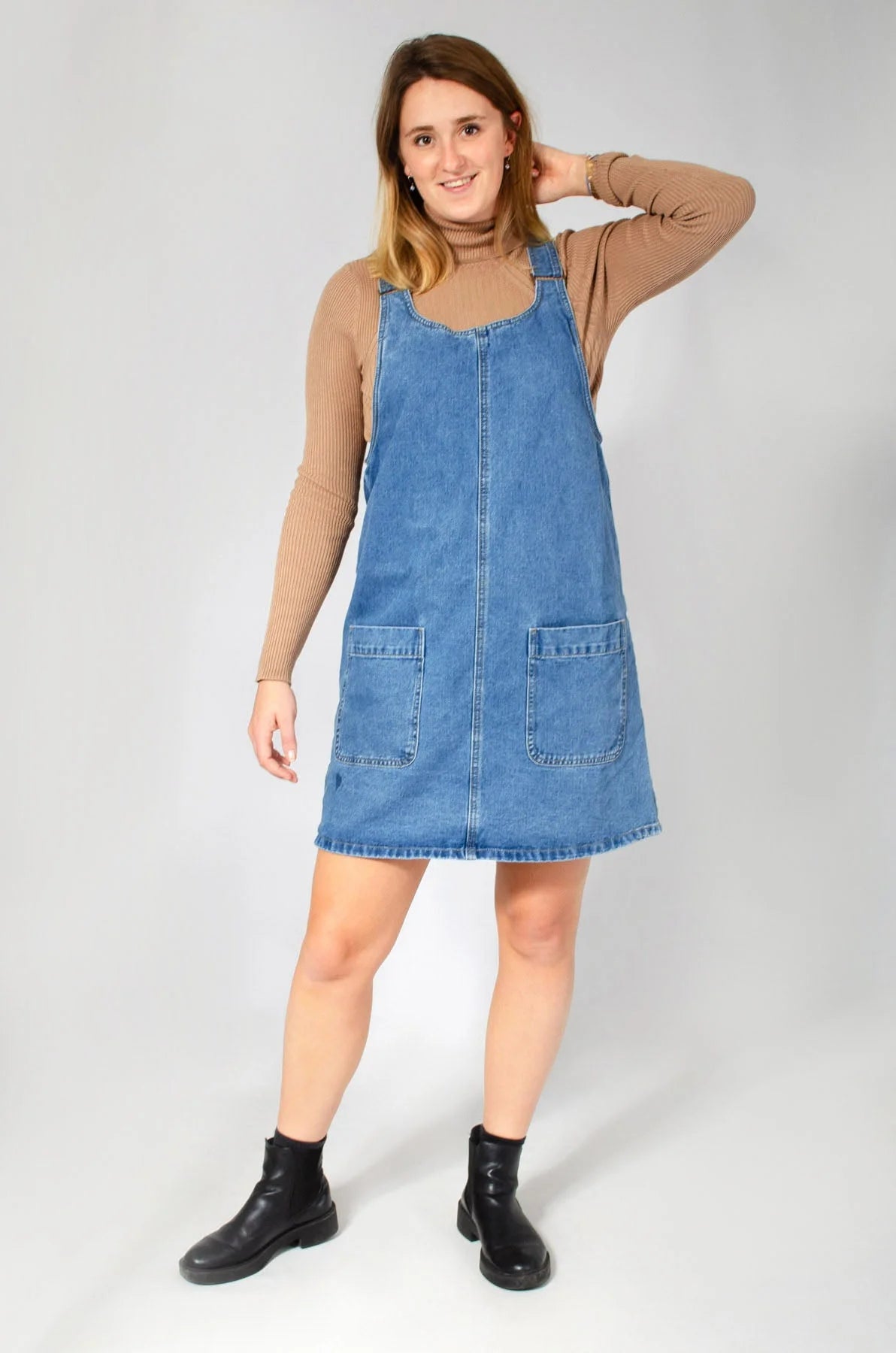 Dungaree dress uk best sale
