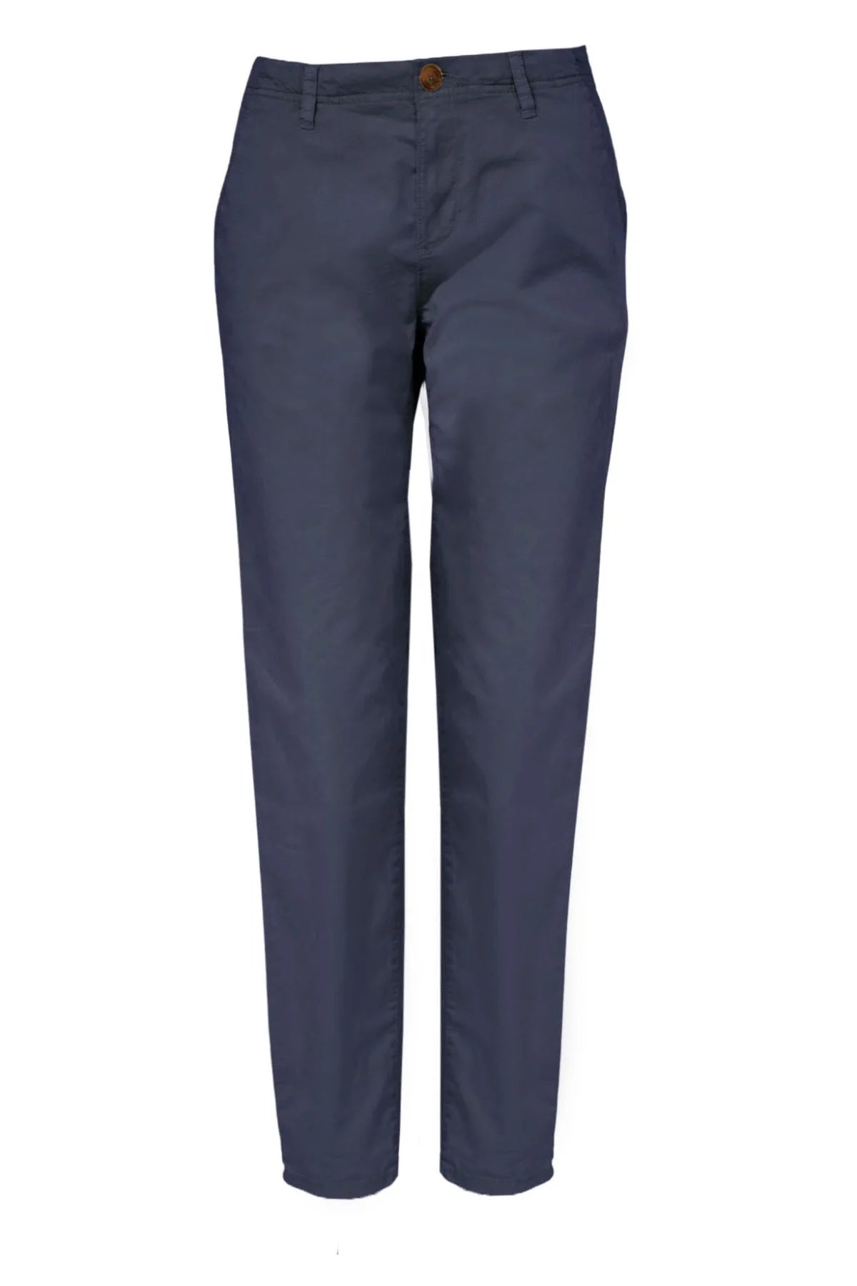 Esprit Stretch Cotton Chino Trousers Navy / 16 / Long