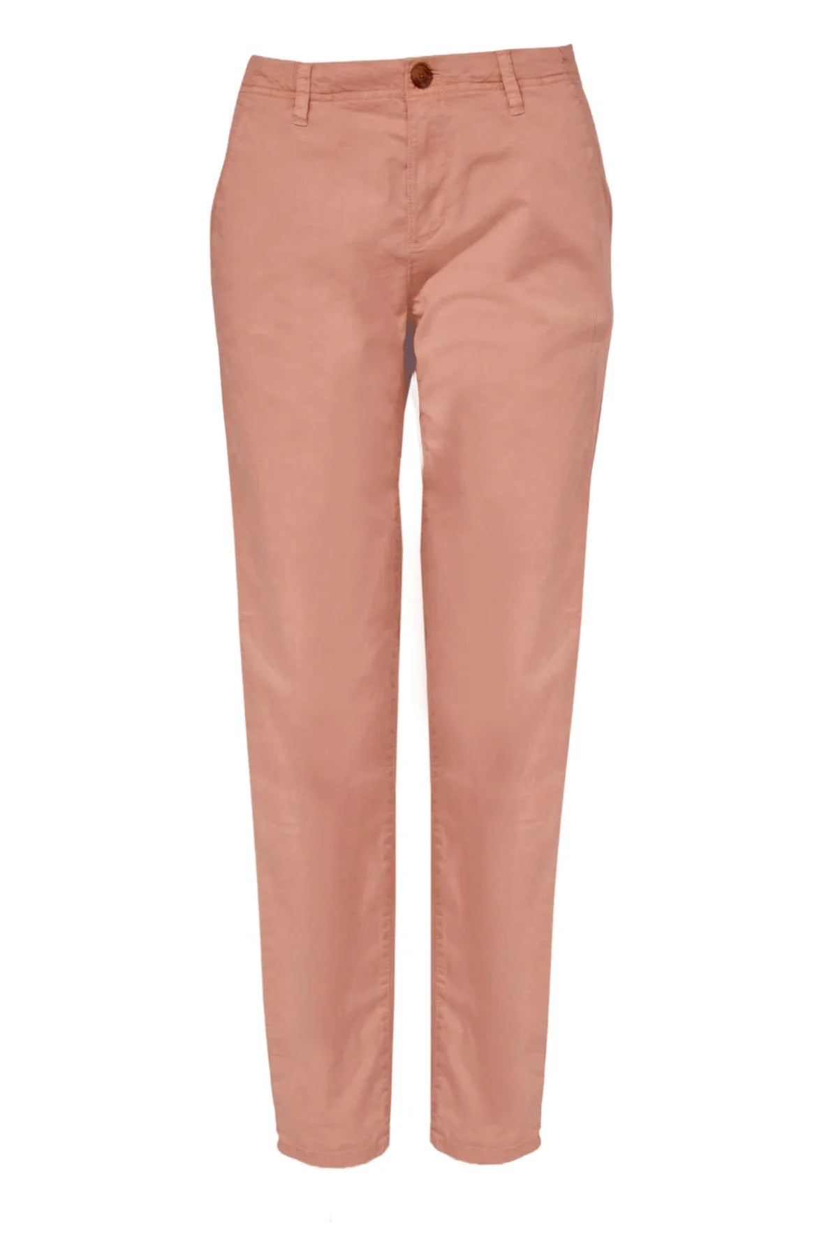 Esprit Stretch Cotton Chino Trousers Peach / 10 / Long