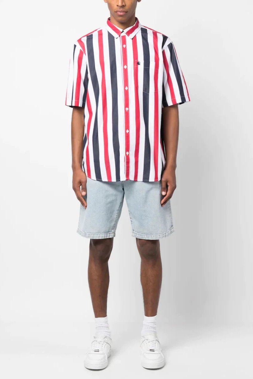 Elcano Stripe Short Sleeve Shirt