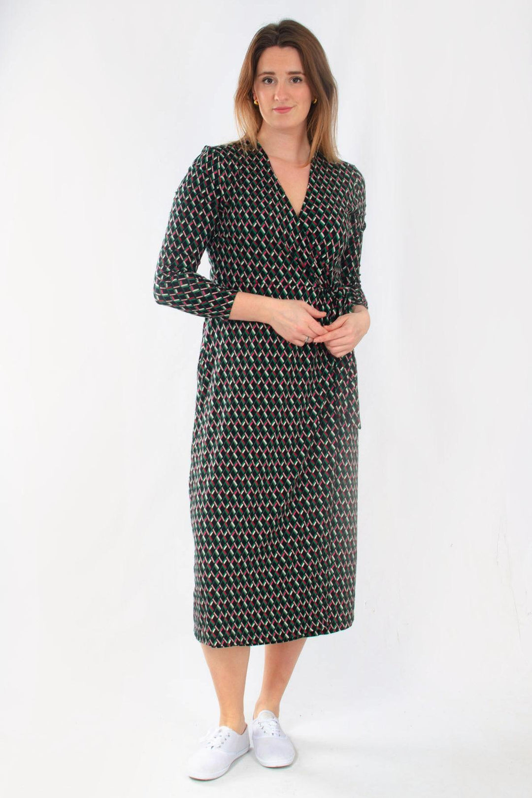 Black Mix Jersey Wrap Dress Secret Label Black Mix Jersey Wrap Dress Secret Label