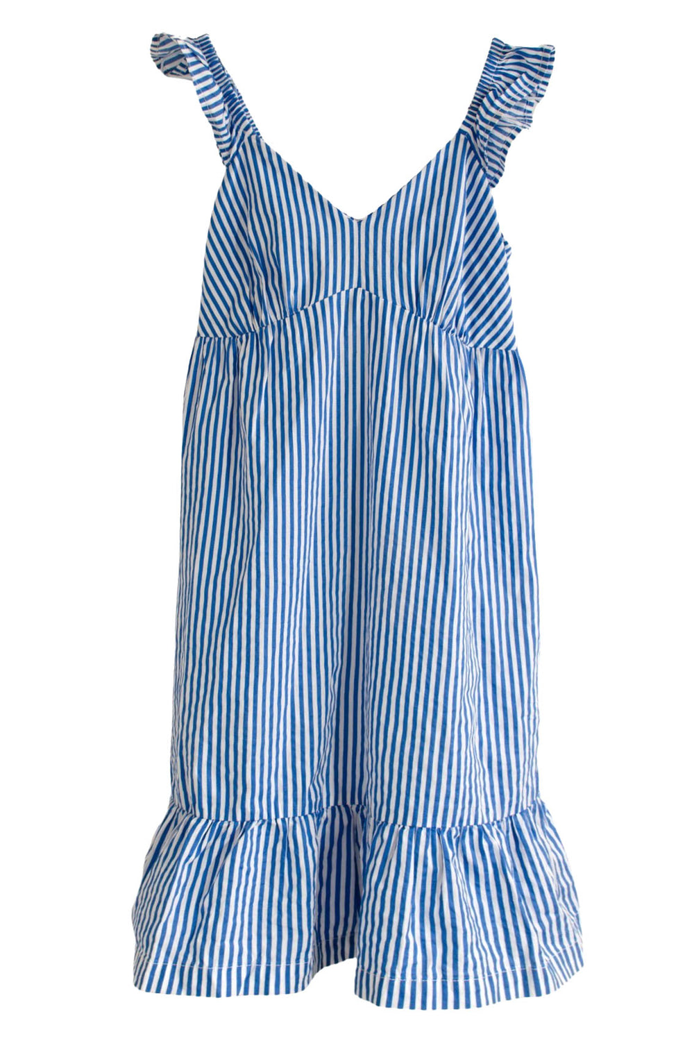 Blue Stripe Sun Dress-Secret Label