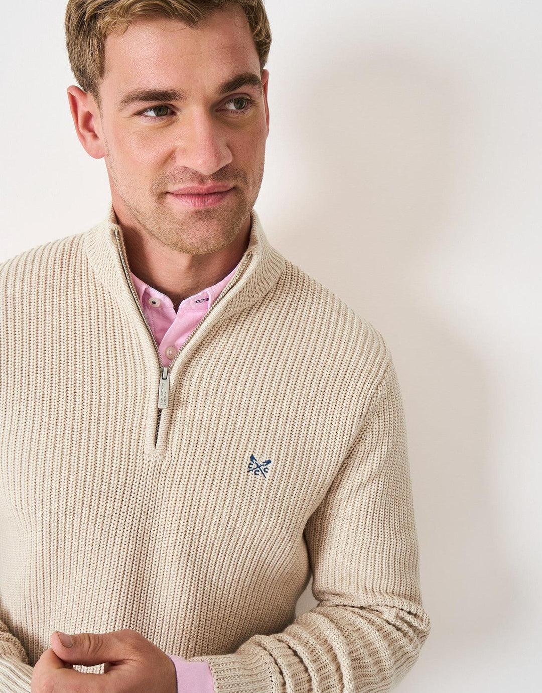 Quarter Zip Fisherman Jumper