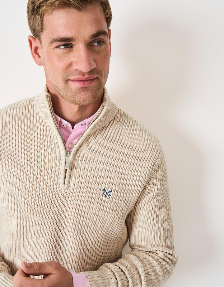 Quarter Zip Fisherman Jumper