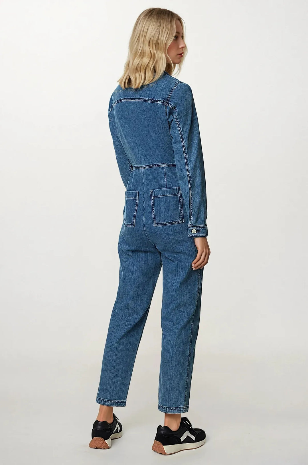 Denim Long Sleeve Boiler Suit