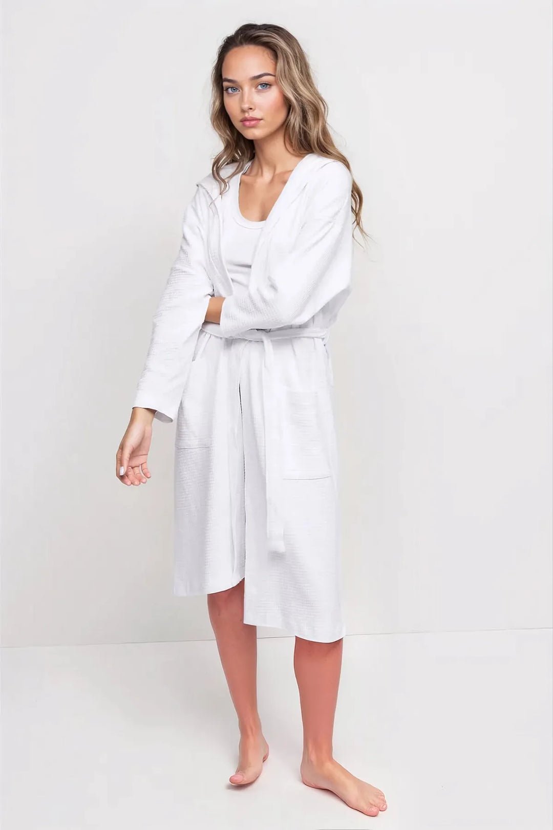 Cotton Waffle Dressing Gown Secret Label Cotton Waffle Dressing Gown Secret Label